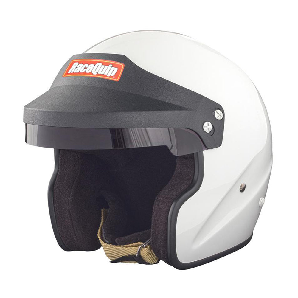 RACEQUIP 256112 Helmet Open Face Small White SA2020