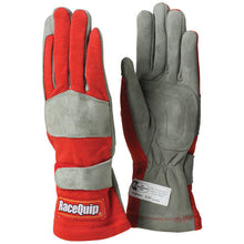 Load image into Gallery viewer, RACEQUIP 351015 Gloves Single Layer Large Red SFI