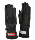RACEQUIP 3550092 Glove Double layer Child Small Black SFI-5 Youth