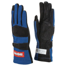 Load image into Gallery viewer, RACEQUIP 355022 Gloves Double Layer Small Blue SFI