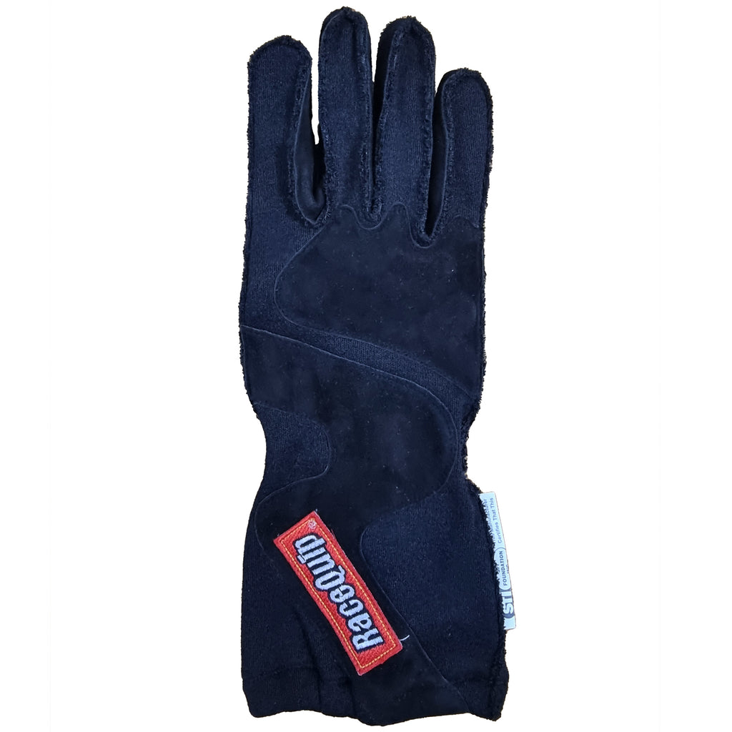 RACEQUIP 356902 Gloves Outseam Black / Black Small SFI-5