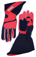 Load image into Gallery viewer, RACEQUIP 359106 Gloves Outseam Black/Red X-Large SFI-5