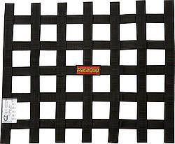 RACEQUIP 726004 Ribbon Net 18x21 SFI Black