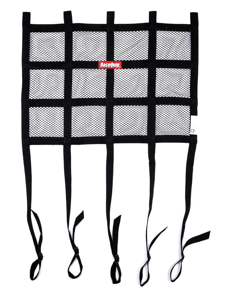 RACEQUIP 822001 Window Net Mesh Black SFI Hybrid Adj. Strap