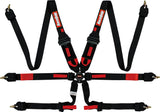RACEQUIP 855005 6pt Harness Camlock P/D HNR Black FIA