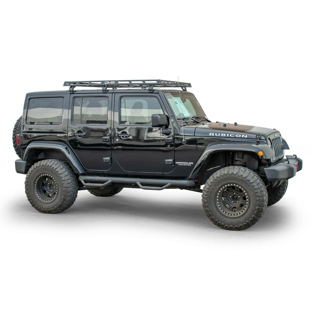 DV8 Offroad RRJL-02 Roof Rack for Select Jeep Gladiator, Jeep Wrangler, Jeep Wrangler JK