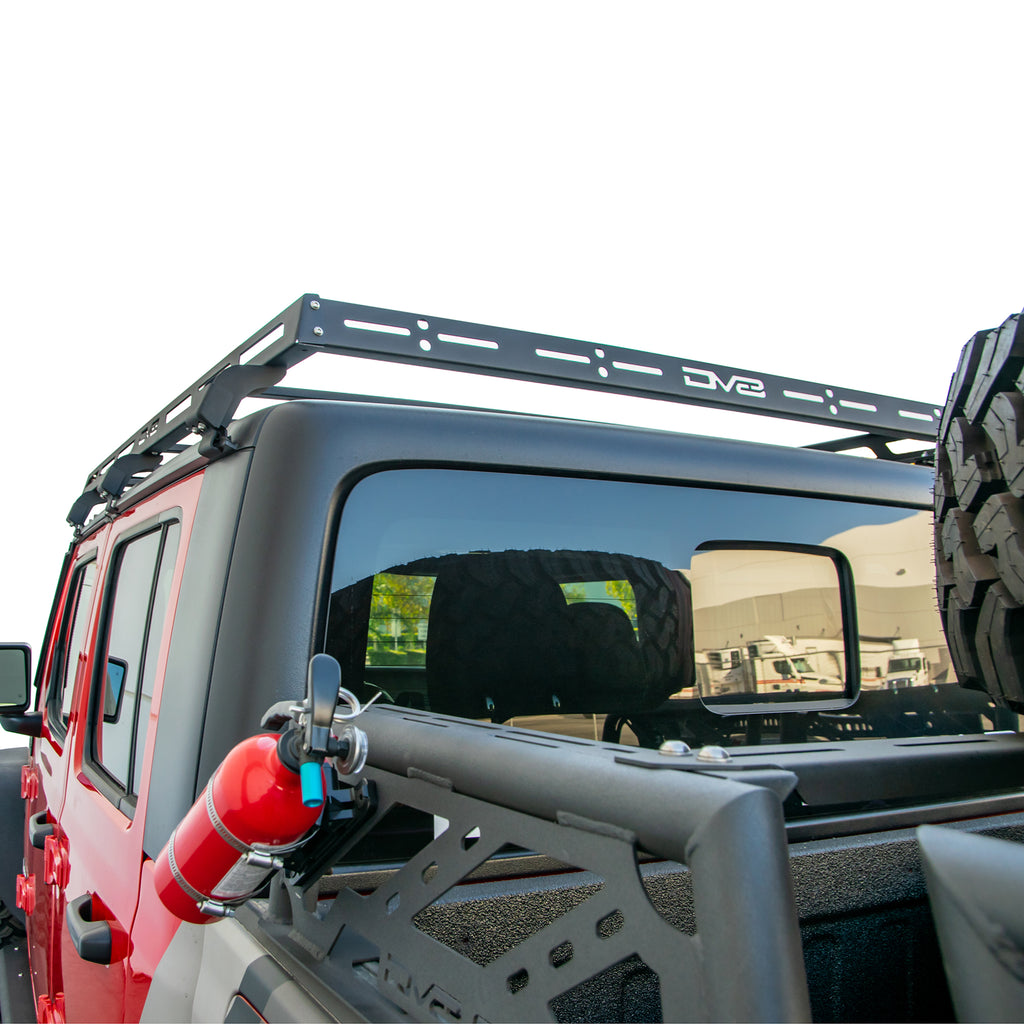 DV8 Offroad RRJL-02 Roof Rack for Select Jeep Gladiator, Jeep Wrangler, Jeep Wrangler JK