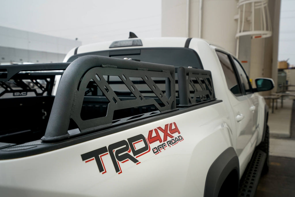 DV8 Offroad RRUN-01 20-22 JEEP GLADIATOR JT AND 15-21 TOYOTA TACOMA 2PC ADJUSTABLE OVERLAND RACK for Select Jeep Gladiator, Toyota Tacoma