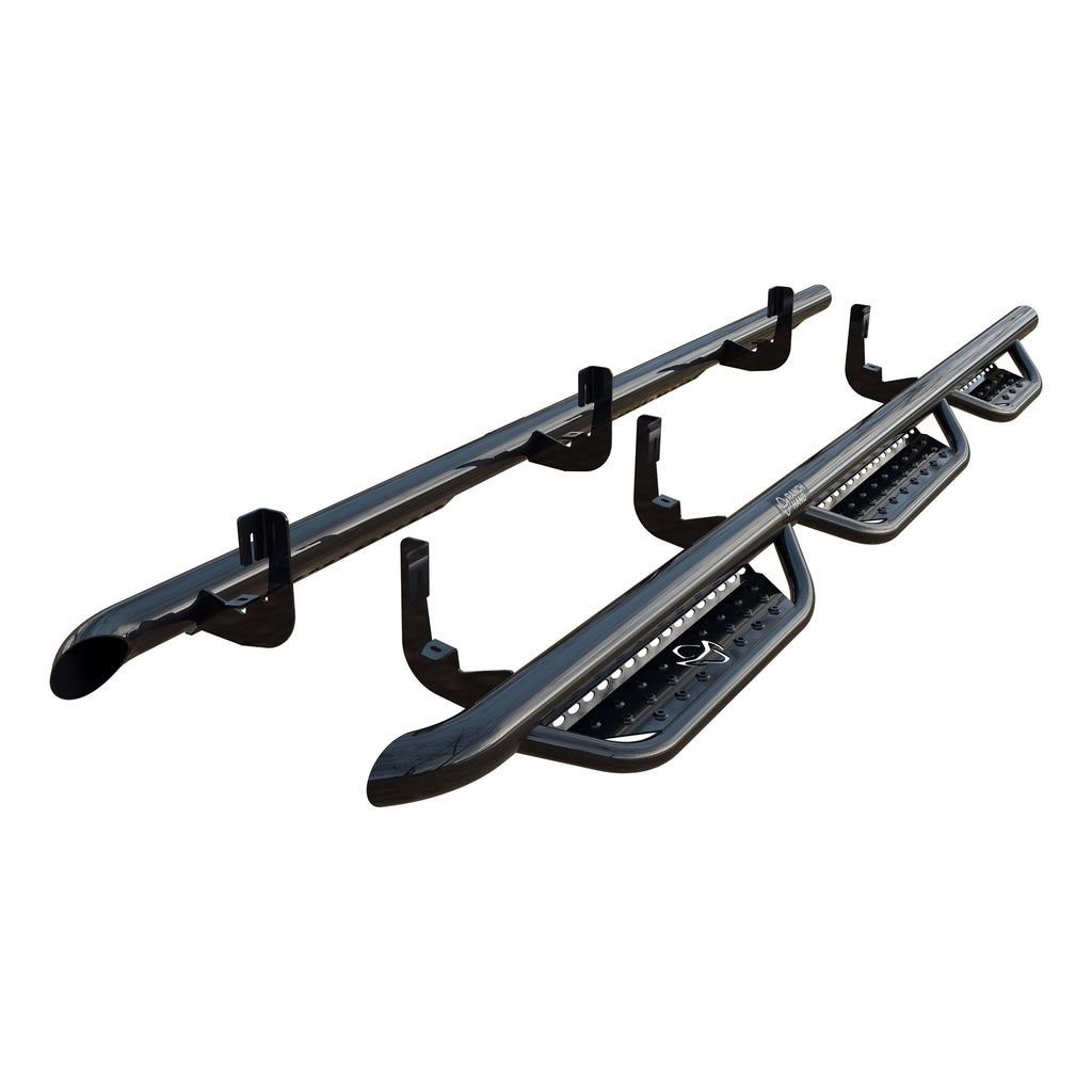 Ranch Hand RSC191C6B6S Legend Running Steps 3 in. Round for Select Chevrolet Silverado 1500, Chevrolet Silverado LTD, Chevrolet Silverado HD, Chevrolet Silverado HD, GMC Sierra 1500, GMC Sierra Limited, GMC Sierra HD, GMC Sierra HD