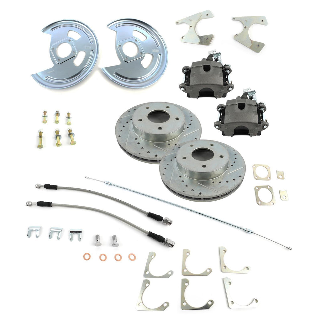 RIGHT STUFF DETAILING AFXDS05 Disc Brake Conversion Rear w/Parking Brake