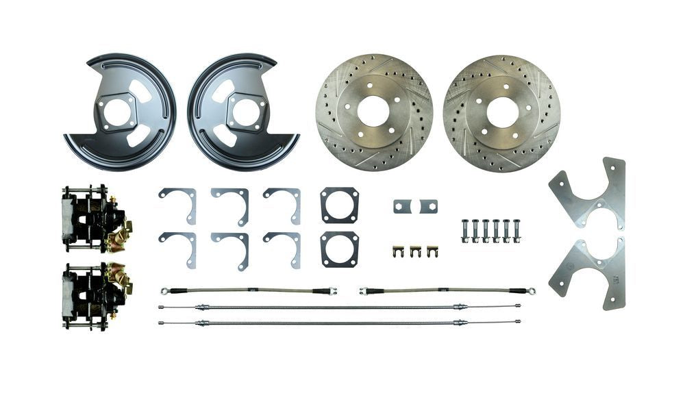 RIGHT STUFF DETAILING AFXRD01S Rear Disc Brake Conversi on Kit w/Parking Brake