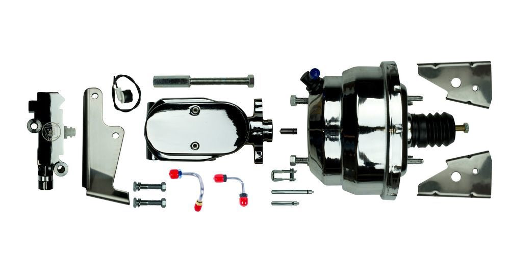 RIGHT STUFF DETAILING J81315672 Power Brake Booster w/ Master Cylinder Chrome
