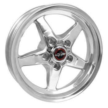 RACE STAR INDUSTRIES 92-537240DP 92 Drag Star Polish 15x3 .75 5x4.75BC 1.25BS