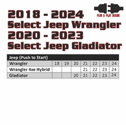 Kleinn Automotive Air Horns RSJL2 Remote Start for Select Jeep Gladiator, Jeep Wrangler