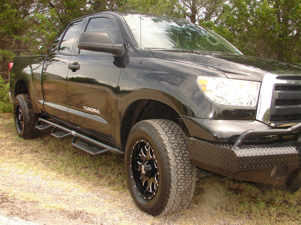 Ranch Hand RST07HQ6B6 Running Step 3 in. Round; 6 Step; - Truck Part Superstore