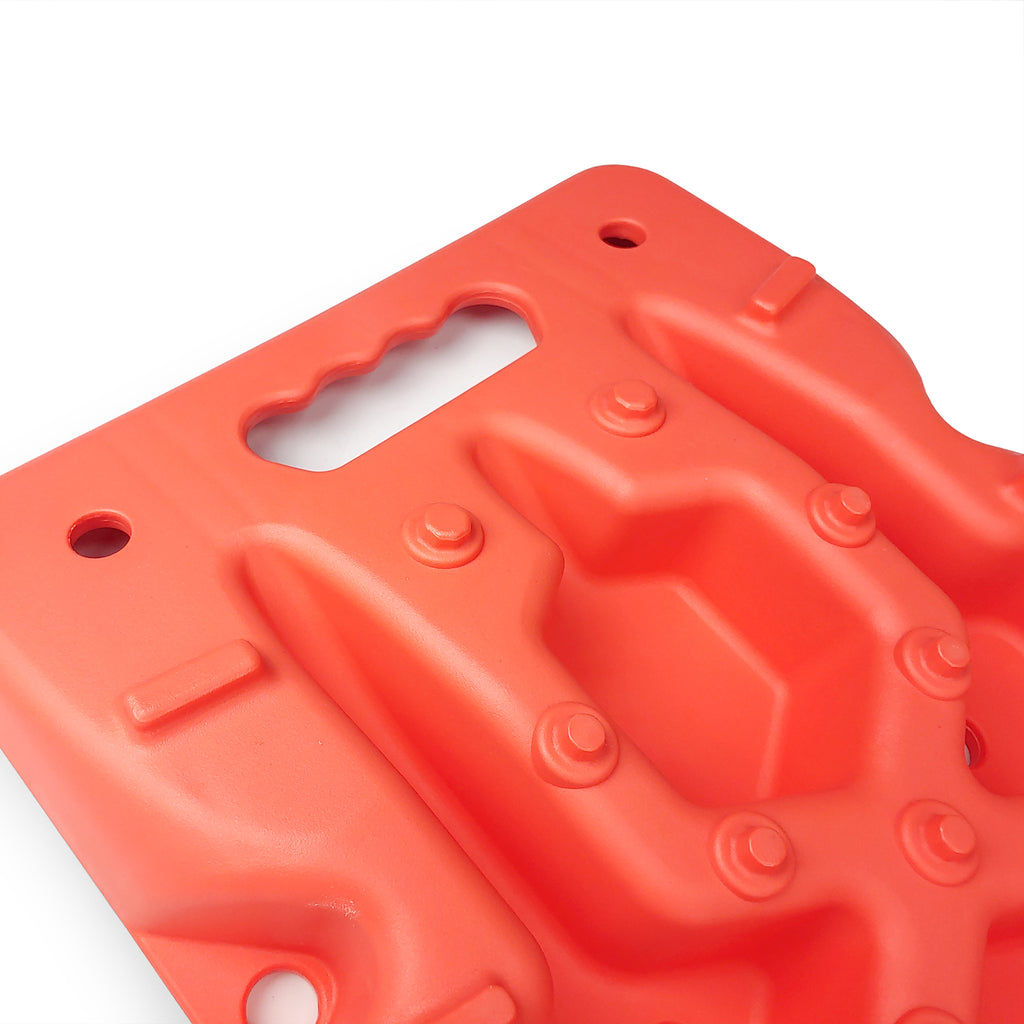 DV8 Offroad RTB1-01RD Traction Boards with Bag; Red; Pair