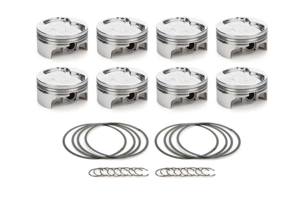 RACE TEC PISTONS 1000410 SBF Dish Piston Set w/TW 4.030 Bore -20cc