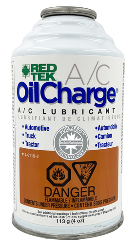 RED TEK Refrigerant 404 OilCharge  (4 oz. aerosol)