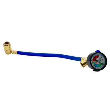 RED TEK Refrigerant 612 R134a Installation Hose & Low Side Gauge Kit - Snap & Twist
