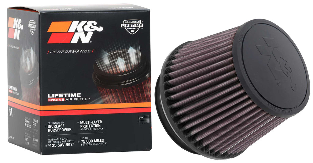 K&N RU-1005 Universal Clamp-On Air Filter
