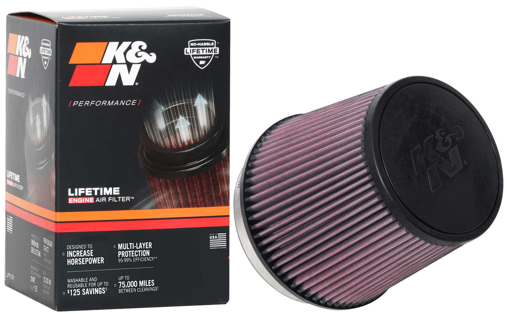 K&N RU-1014 Universal Clamp-On Air Filter