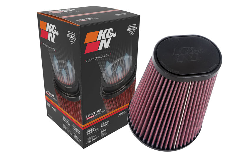 K&N RU-1021 Universal Clamp-On Air Filter