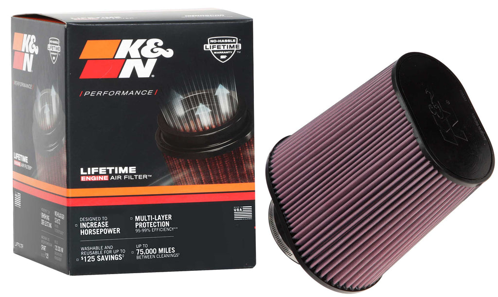 K&N RU-1024 Universal Clamp-On Air Filter