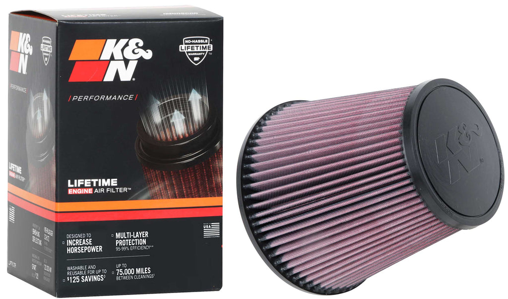 K&N RU-1029 Universal Clamp-On Air Filter