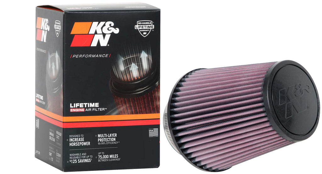 K&N RU-1032 Universal Clamp-On Air Filter