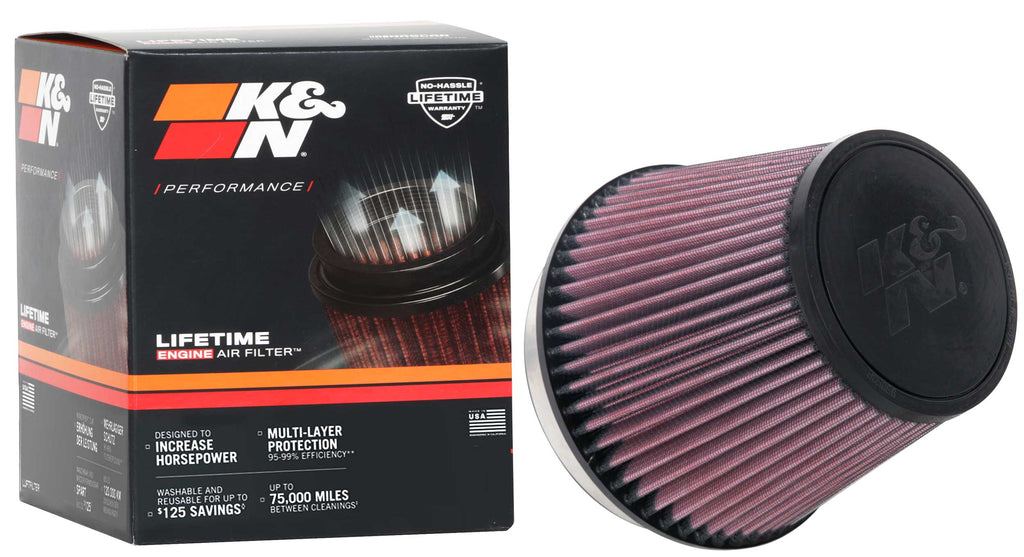 K&N RU-1036 Universal Clamp-On Air Filter