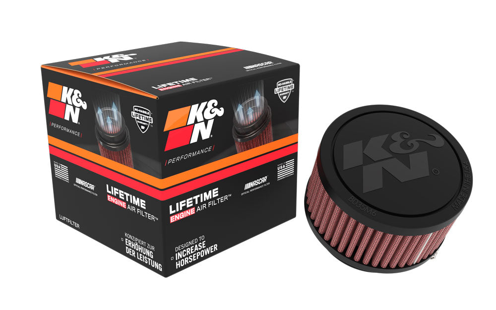 K&N RU-1900 Universal Clamp-On Air Filter