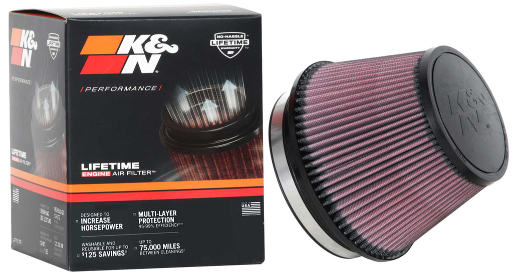 K&N RU-2960XD Universal Clamp-On Air Filter