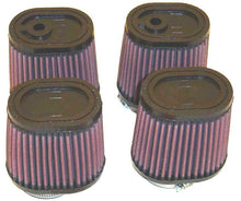 Load image into Gallery viewer, K&amp;N RU-2989 Universal Clamp-On Air Filter for Select Yamaha VMX1200 V-Max
