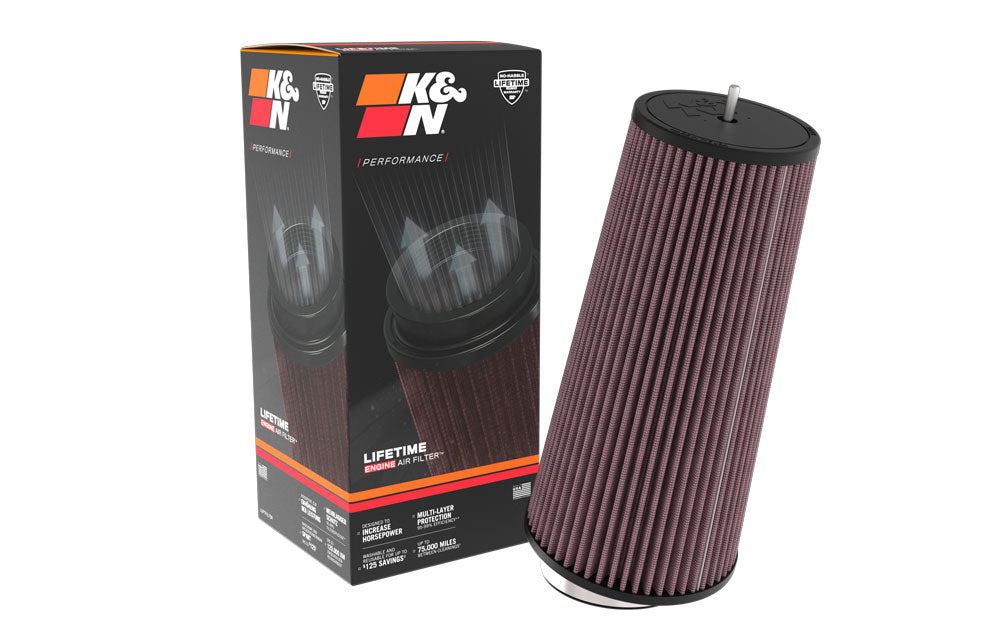 K&N RU-3310 Universal Clamp-On Air Filter