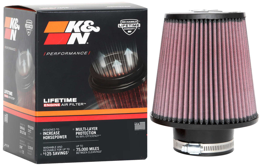 K&N RU-4180 Universal Clamp-On Air Filter