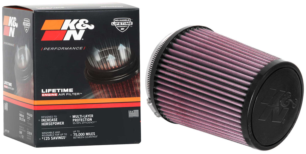 K&N RU-4550 Universal Clamp-On Air Filter