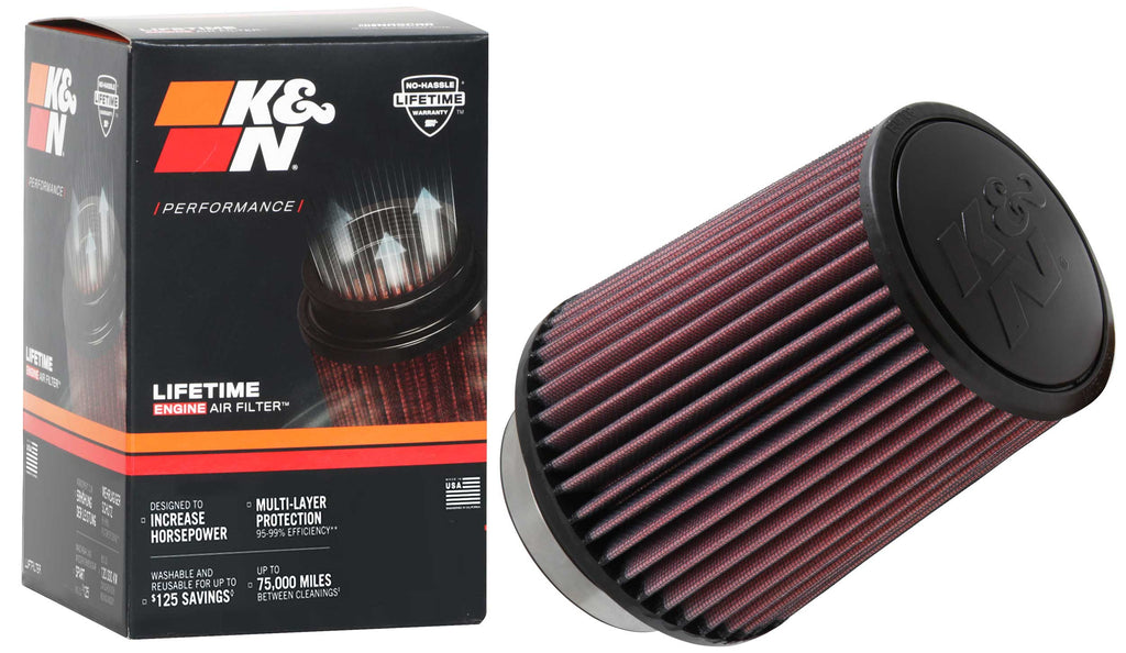 K&N RU-4630 Universal Clamp-On Air Filter