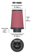 Load image into Gallery viewer, K&amp;N RU-4680 Universal Clamp-On Air Filter