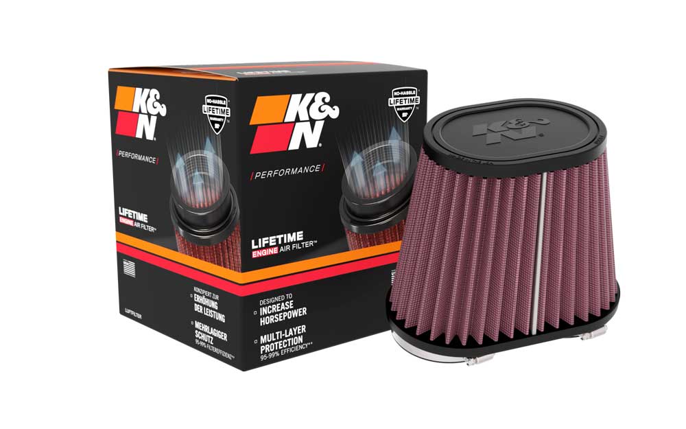 K&N RU-4720 Universal Clamp-On Air Filter