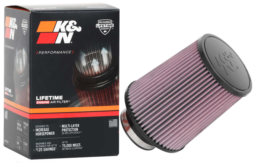 K&N RU-5100 Universal Clamp-On Air Filter
