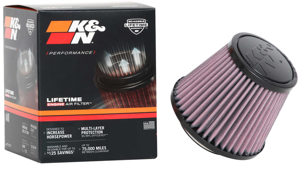 K&N RU-5128 Universal Clamp-On Air Filter