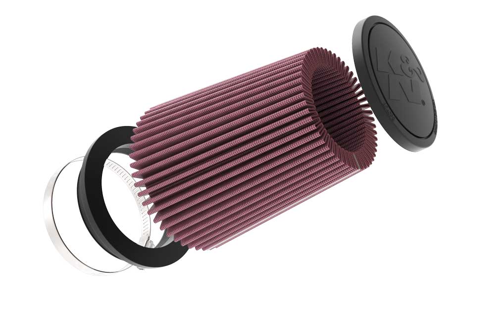 K&N RU-5149 Universal Clamp-On Air Filter