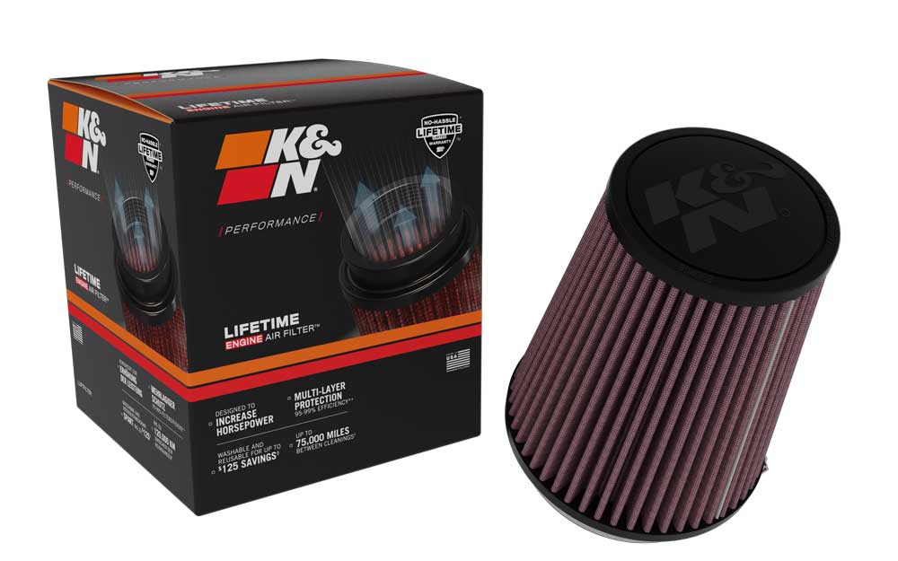 K&N RU-5149 Universal Clamp-On Air Filter