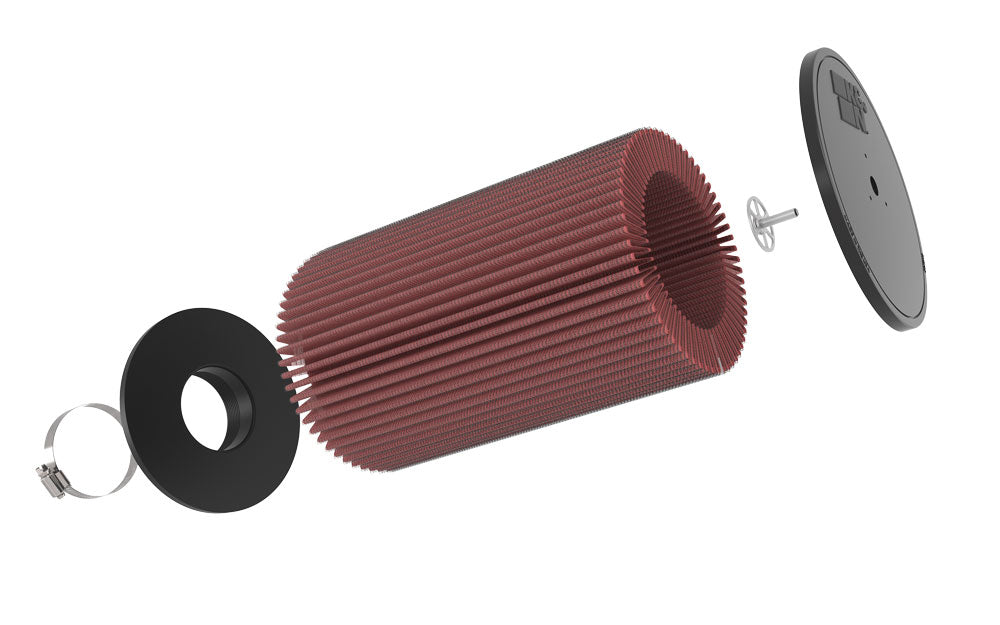 K&N RU-5165 Universal Clamp-On Air Filter
