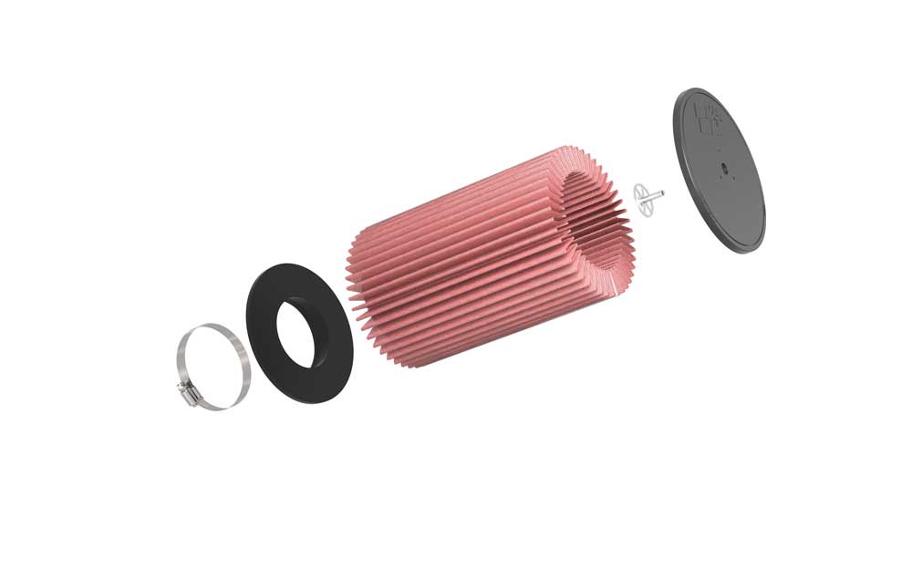 K&N RU-5181 Universal Clamp-On Air Filter