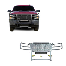 Load image into Gallery viewer, Black Horse Off Road RU-CHSI07-B-KIT Rugged Heavy Duty Grille Guard Kit for Select Chevrolet Silverado