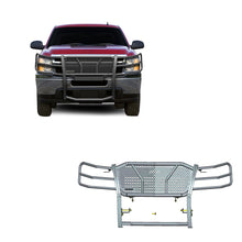 Load image into Gallery viewer, Black Horse Off Road RU-CHSI07-B Rugged Heavy Duty Grille Guard for Select Chevrolet Silverado