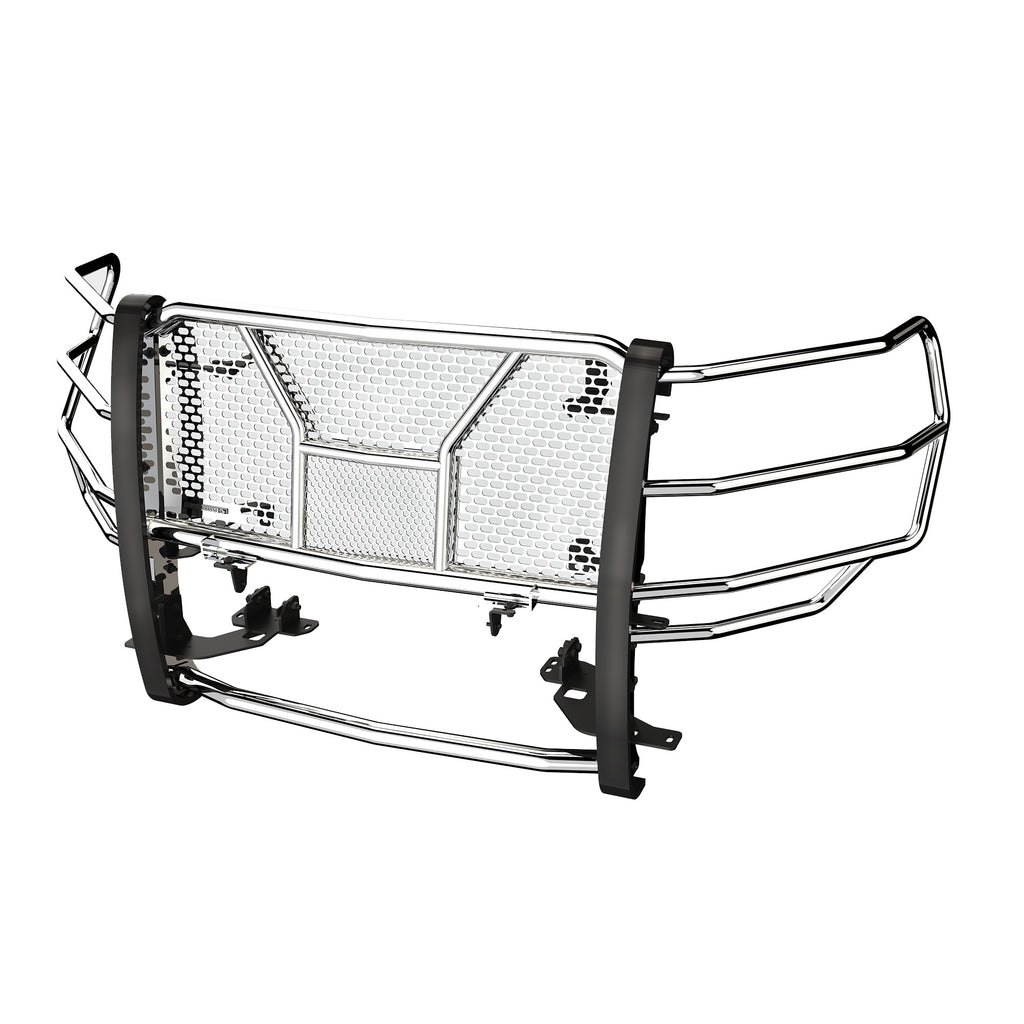 Black Horse Off Road RU-CHSI19-SS Rugged Heavy Duty Grille Guard for Select Chevrolet Silverado
