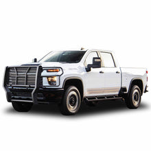 Load image into Gallery viewer, Black Horse Off Road RU-CHSI30-B Rugged Heavy Duty Grille Guard for Select Chevrolet Silverado HD, Chevrolet Silverado HD