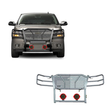 Load image into Gallery viewer, Black Horse Off Road RU-CHTA07-B-PLR Rugged Heavy Duty Grille Guard Kit for Select Chevrolet Avalanche, Chevrolet Suburban 1500, Chevrolet Tahoe